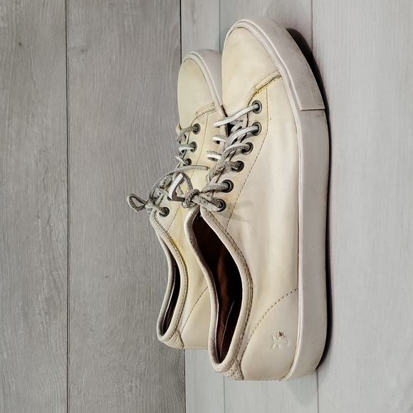 Frye Mens Brett Comfort Low Leather Sneakers shoes sz 8.5 - Picture 2 of 14